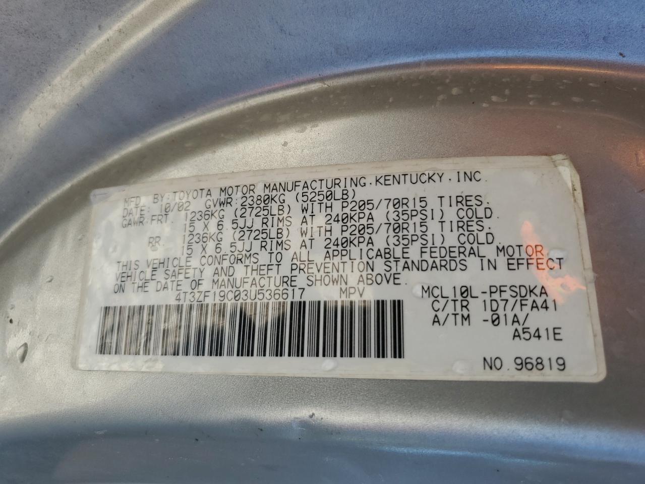 Toyota Sienna Ce Image 11