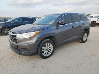  Salvage Toyota Highlander