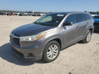  Salvage Toyota Highlander