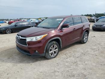  Salvage Toyota Highlander