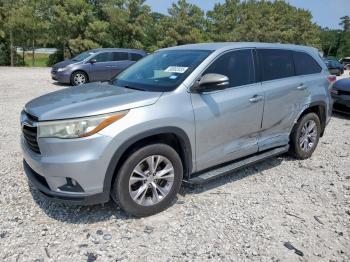  Salvage Toyota Highlander