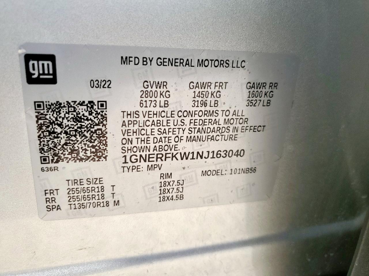 Chevrolet Traverse Ls Image 12