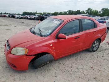  Salvage Chevrolet Aveo