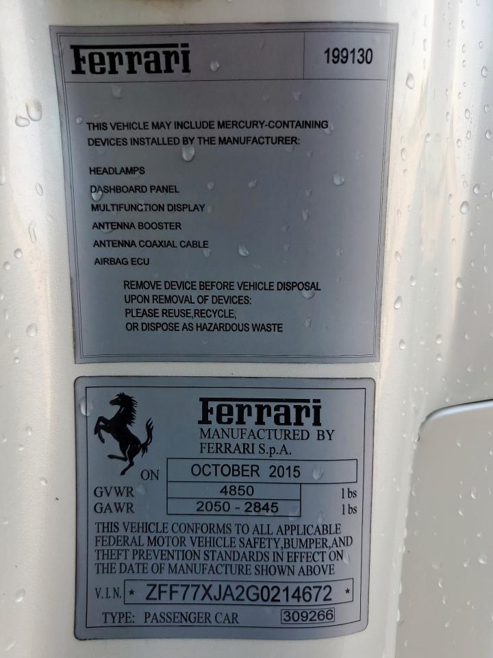 Ferrari California Image 12