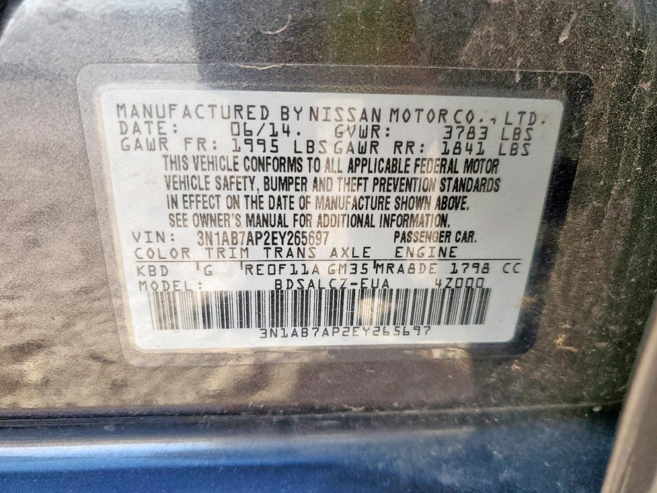 Nissan Sentra S Image 8