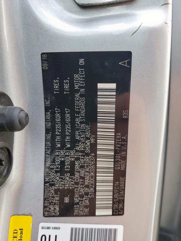 Toyota Sienna Le Image 13