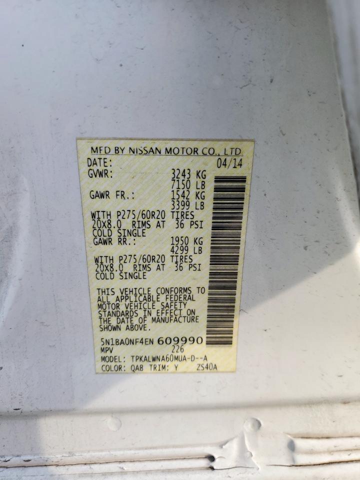 Nissan Armada Platinum Image 7