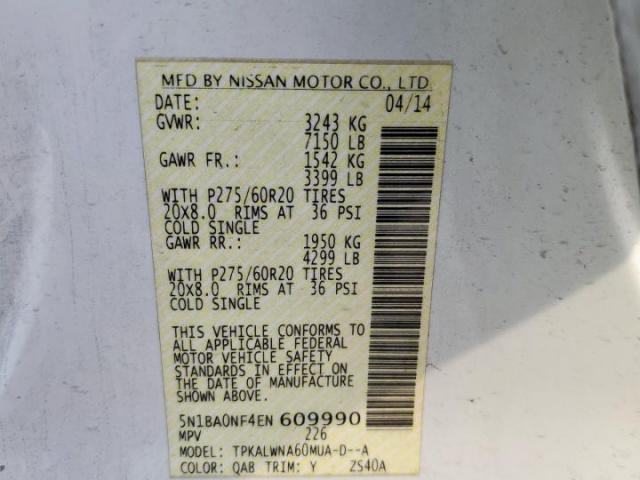 Nissan Armada Platinum Image 7