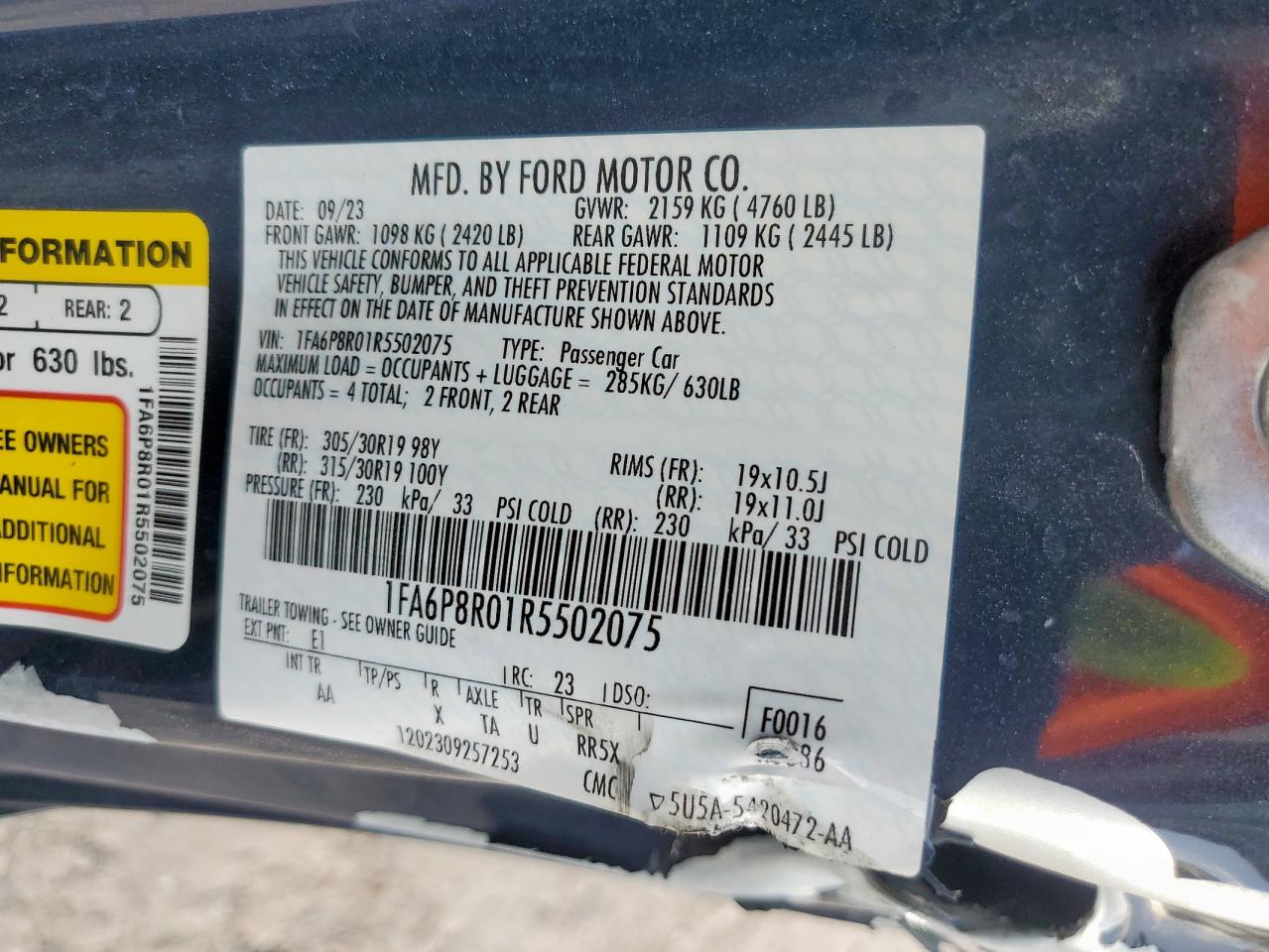 Ford Mustang Dark Horse Image 12