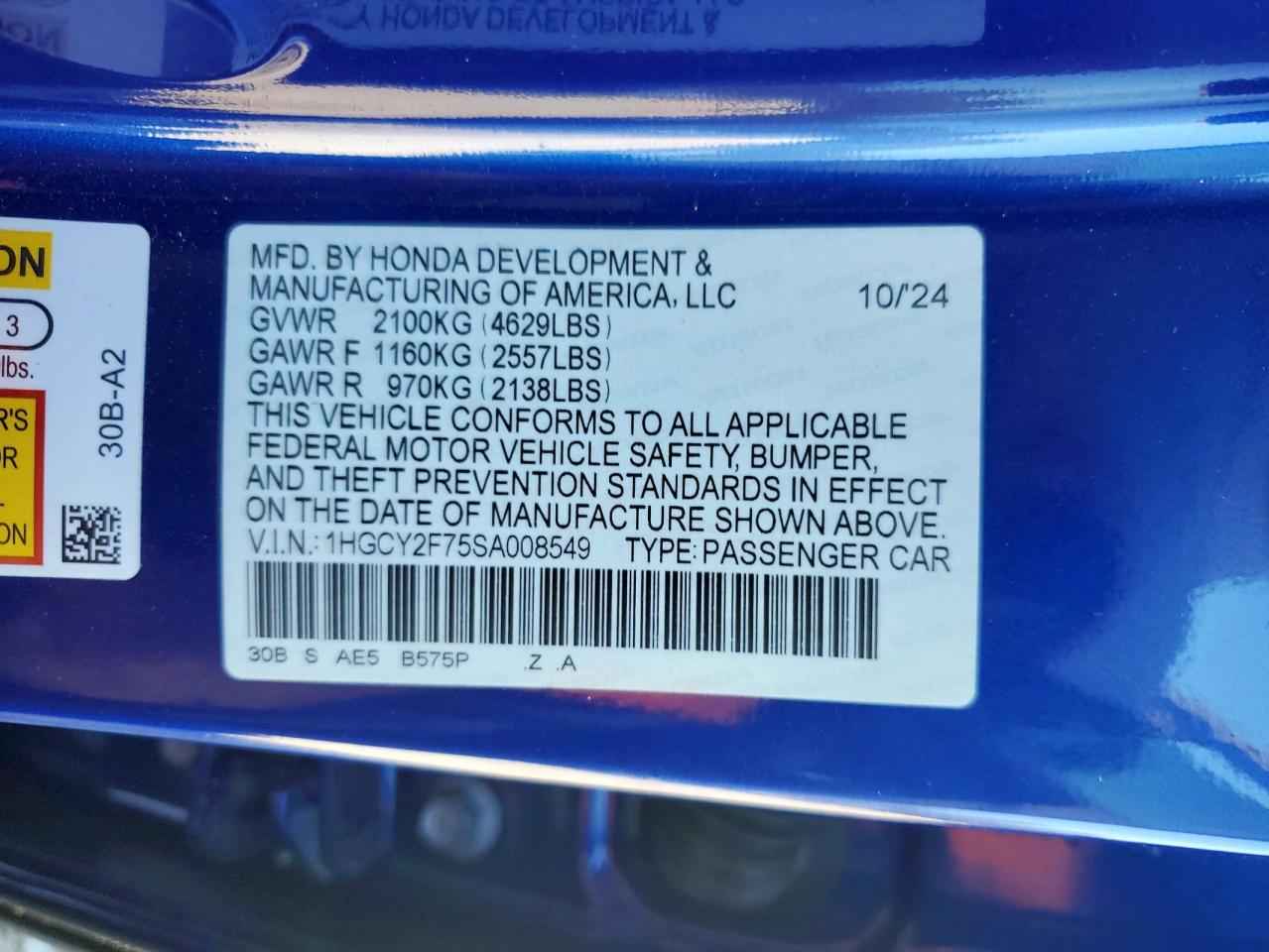 Honda Accord Hybrid Sport-l Image 9