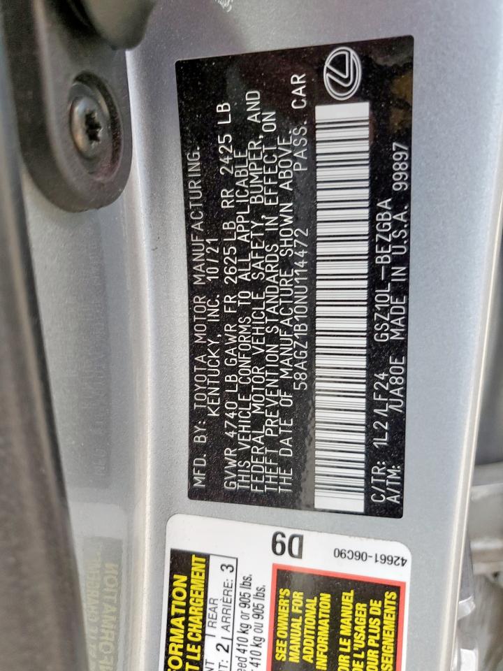 Lexus Es 350 Base Image 8