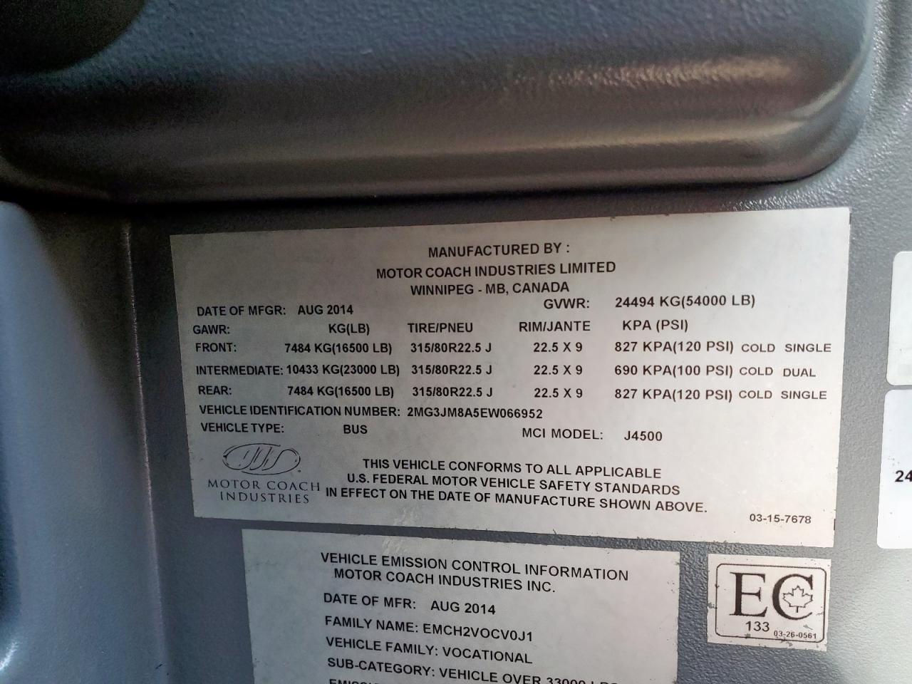 Motor Coach Industri Bus Image 5