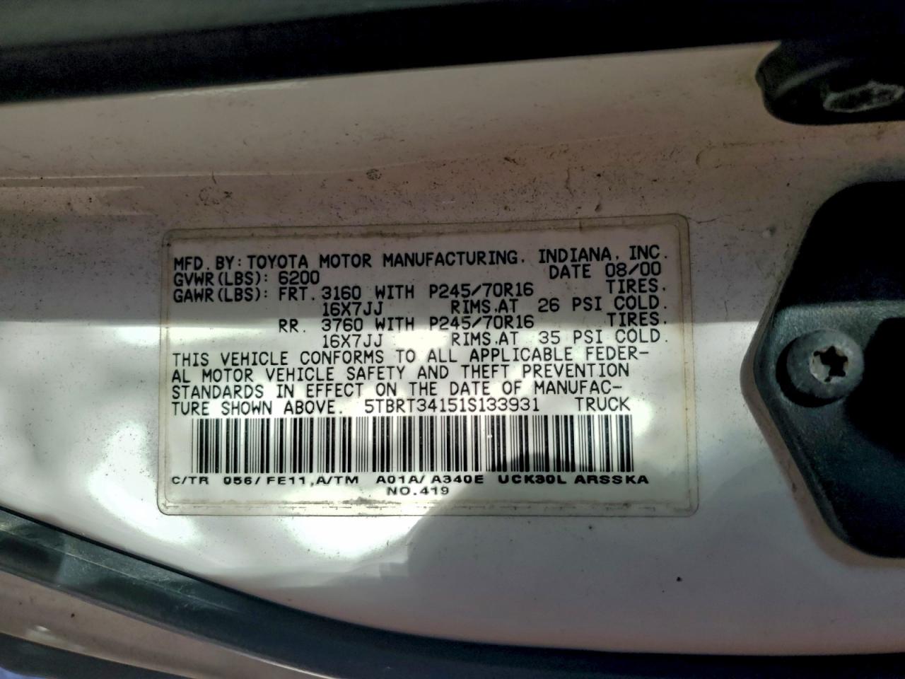 Toyota Tundra Access Cab Image 8