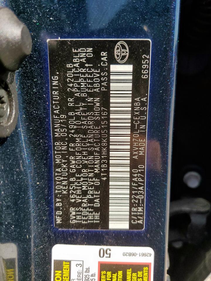 Toyota Camry Le Image 7