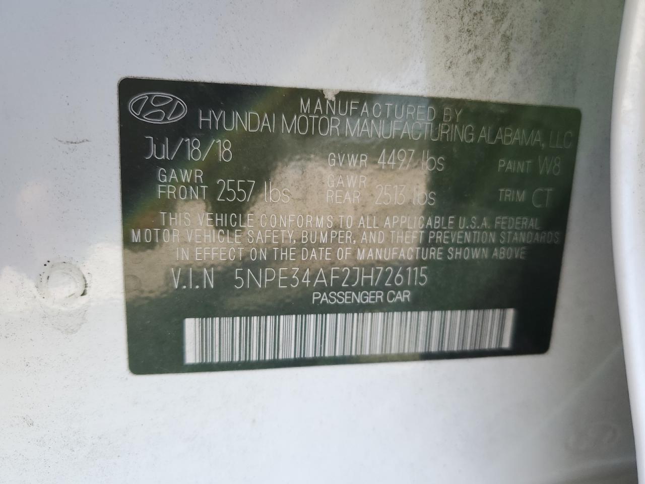 Hyundai SONATA Sport Image 13