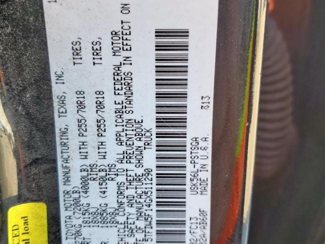 Toyota Tundra Crewmax Sr5 Image 12