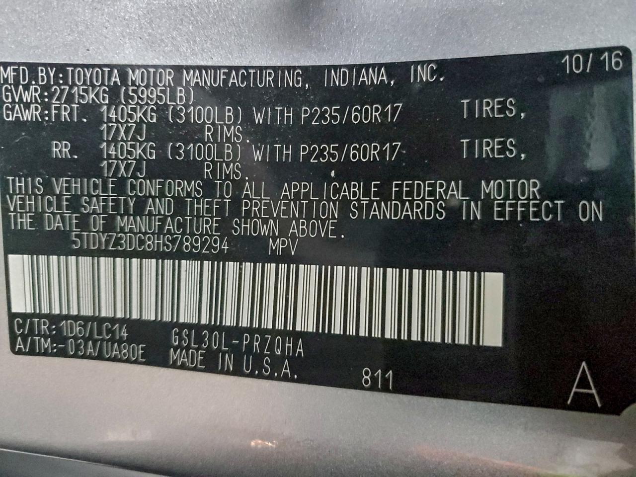 Toyota Sienna Xle Image 8