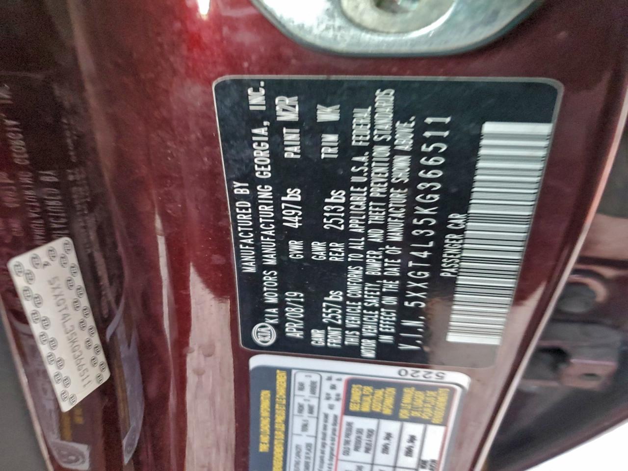 Kia Optima Lx Image 7