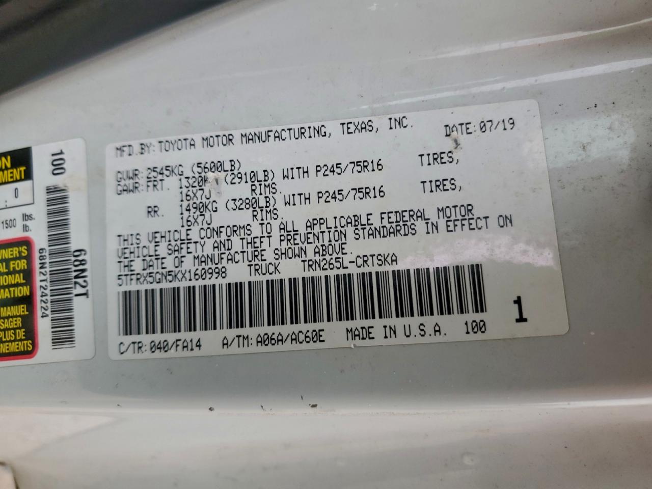 Toyota Tacoma Access Cab Image 9