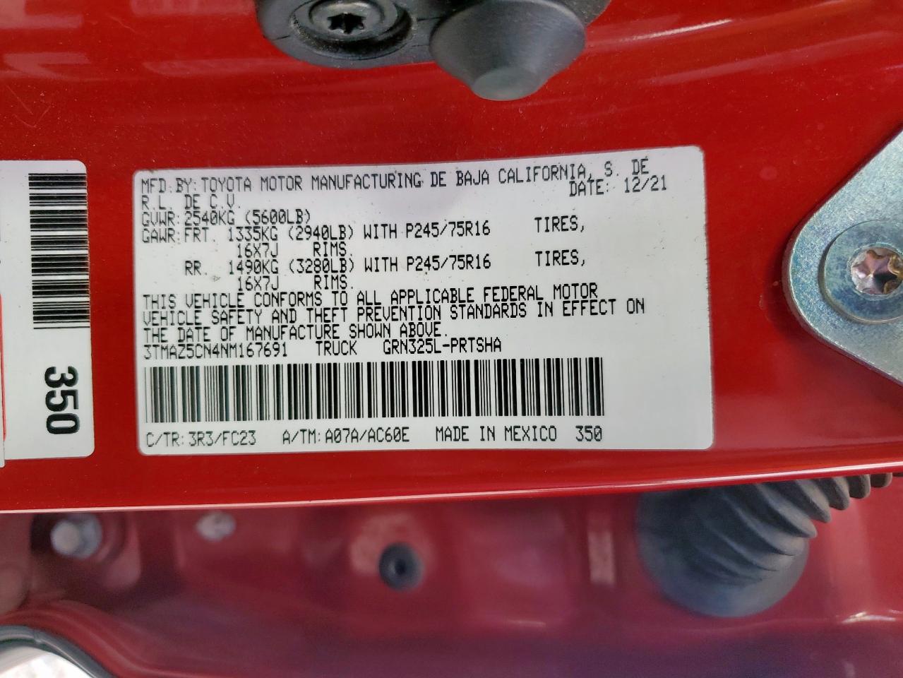 Toyota Tacoma Double Cab Image 12