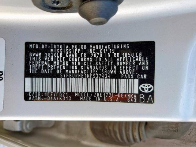 Toyota Corolla L Image 12