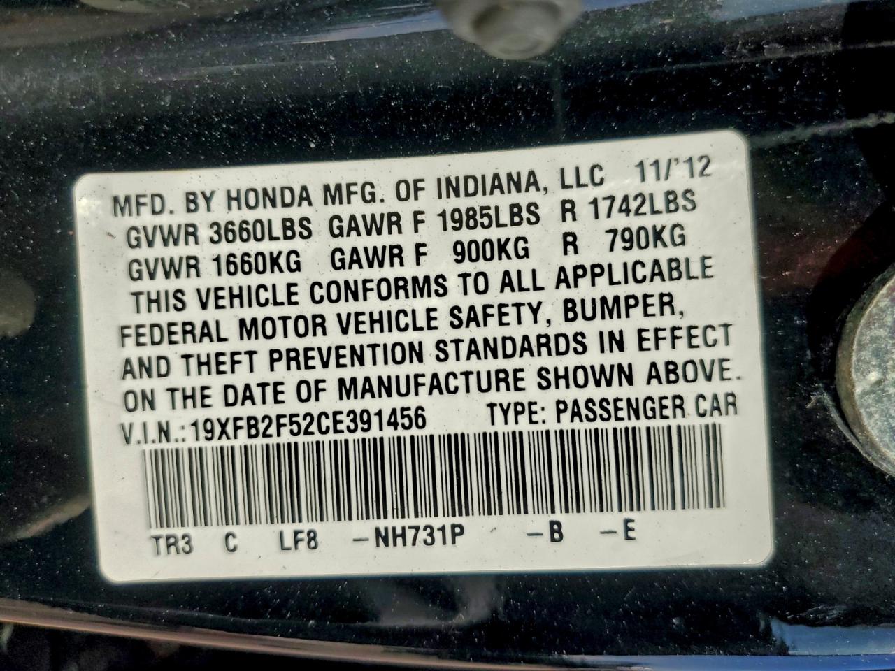 Honda Civic Lx Image 10