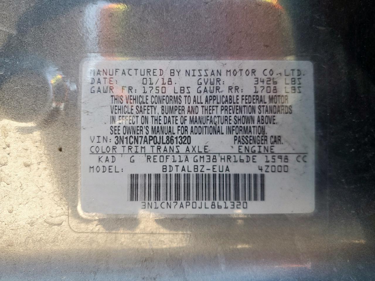 Nissan Versa S Image 11