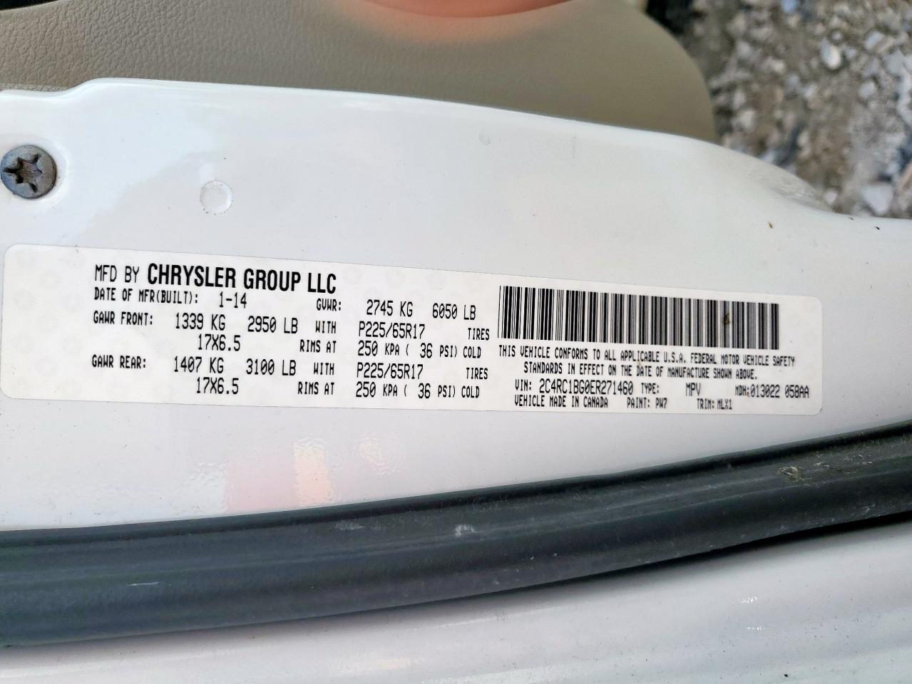 Chrysler Minivan Touring Image 6