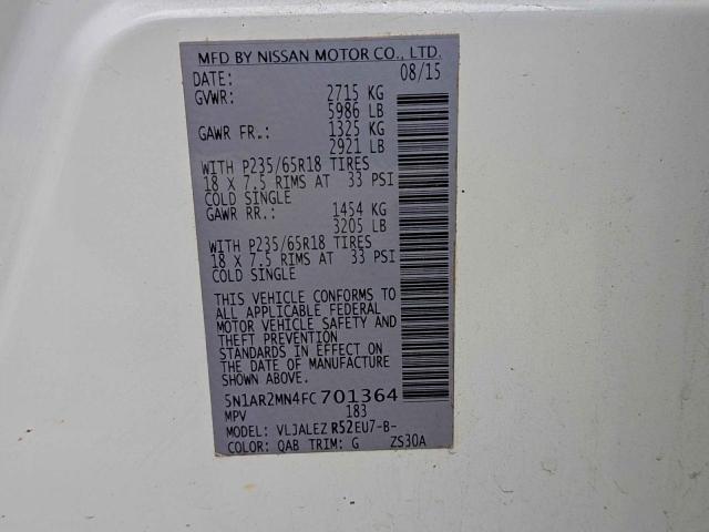 Nissan Pathfinder S Image 5