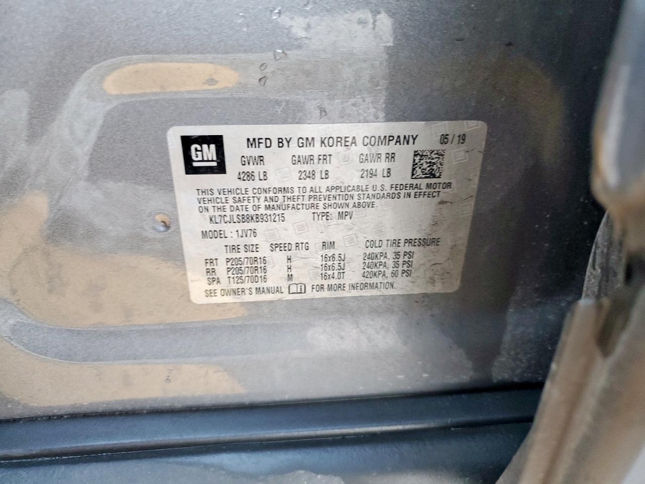 Chevrolet Trax 1lt Image 9