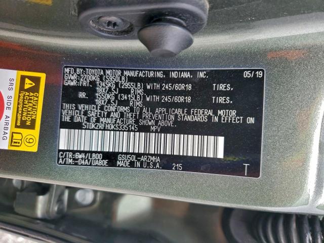 Toyota Highlander Se Image 9