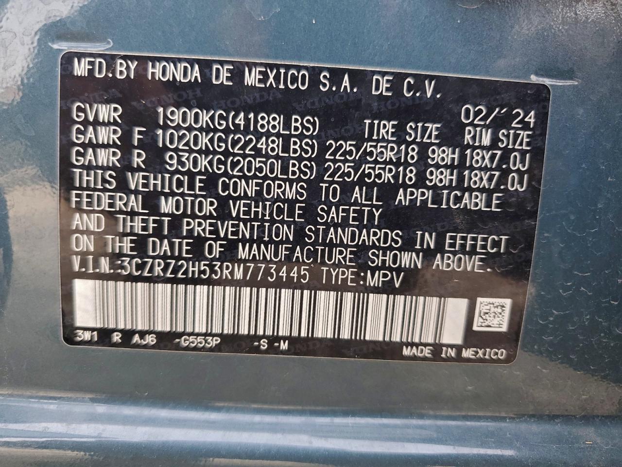 Honda HR-V Sport Image 10