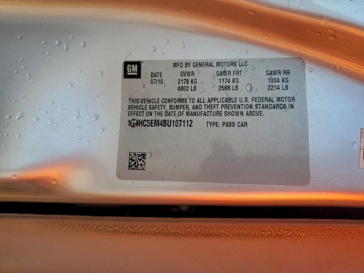 Buick Lucerne Cxl Image 8