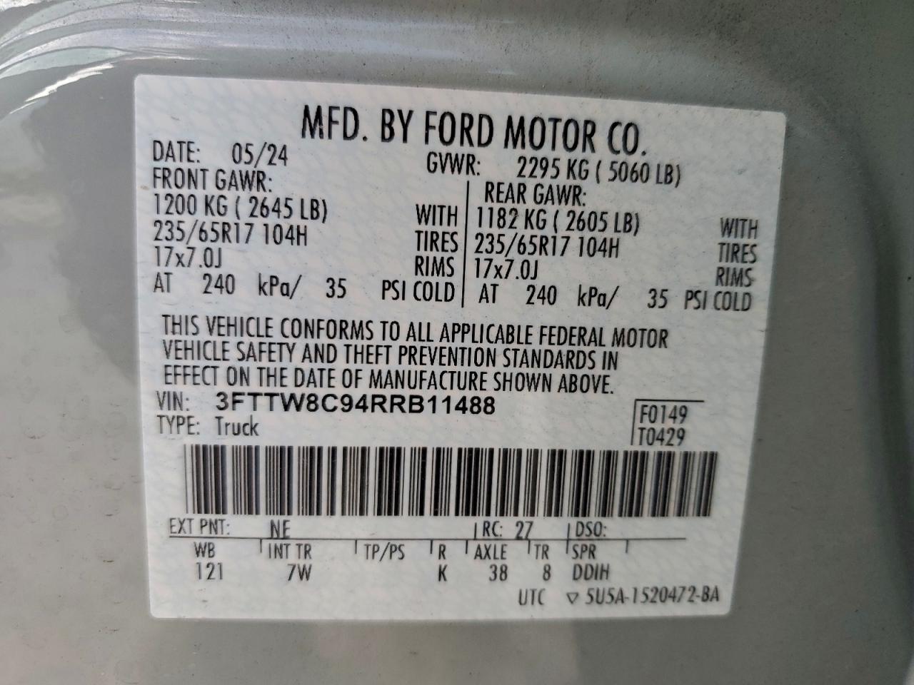 Ford Maverick Xlt Tremor Image 11