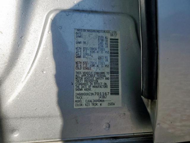 Nissan Frontier S Image 9