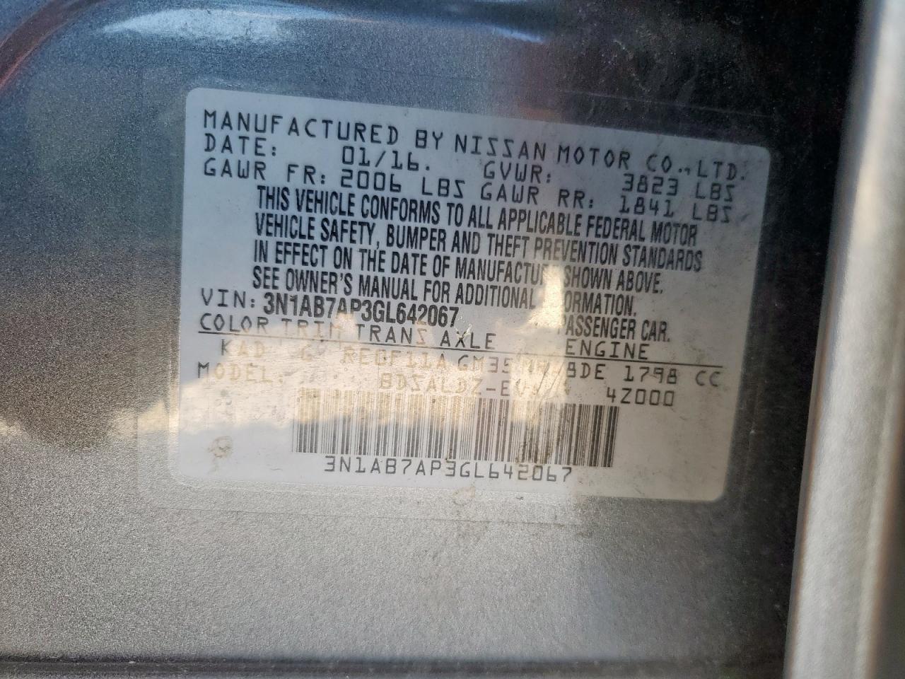 Nissan Sentra S Image 12