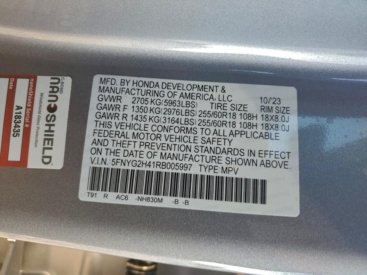 Honda Pilot Exl Image 6