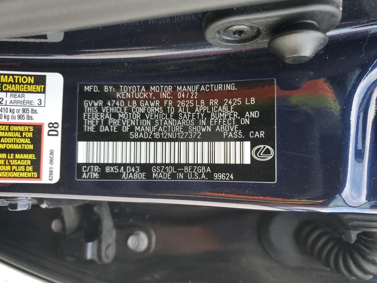 Lexus Es 350 Base Image 10