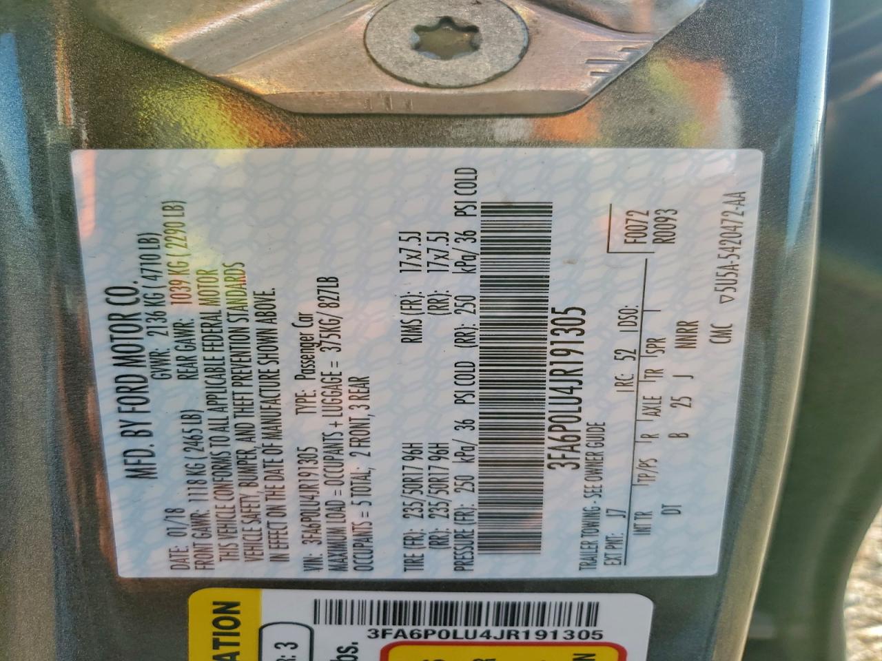 Ford Fusion Se Hybrid Image 2