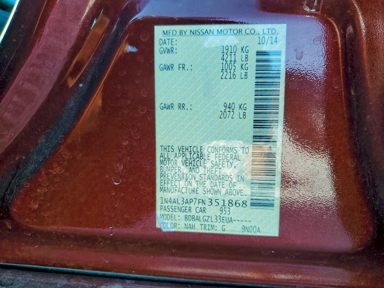 Nissan Altima 2.5 Image 8