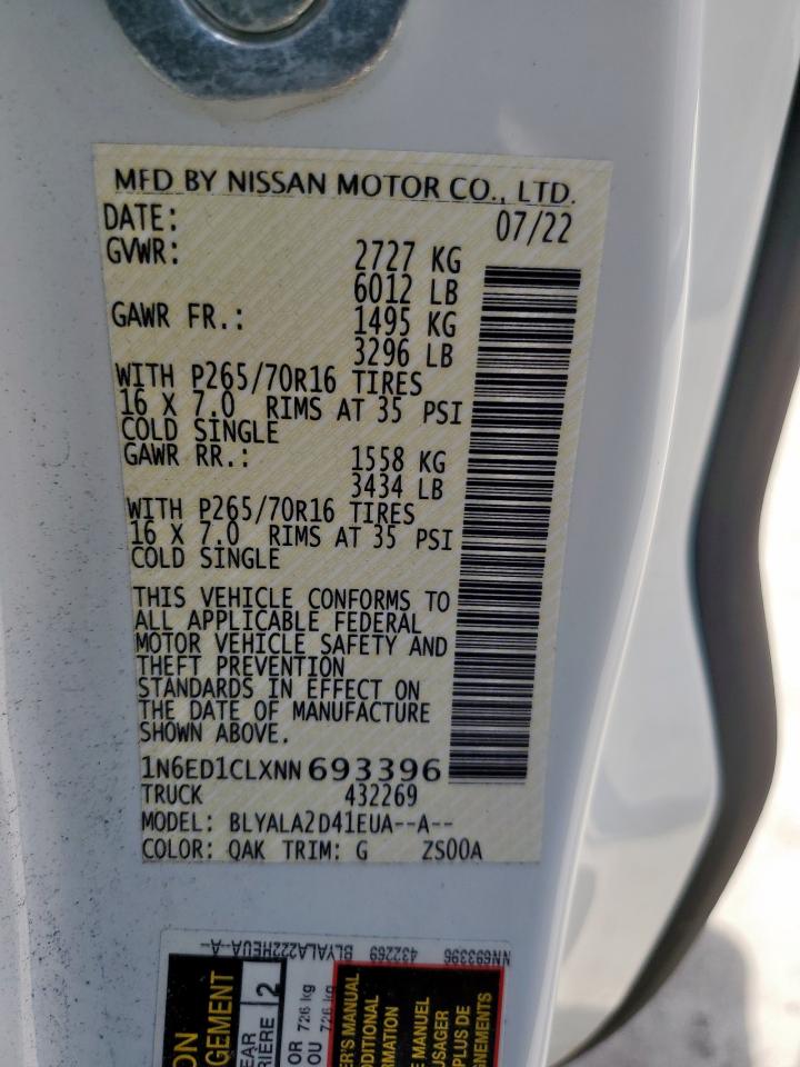 Nissan Frontier S Image 5