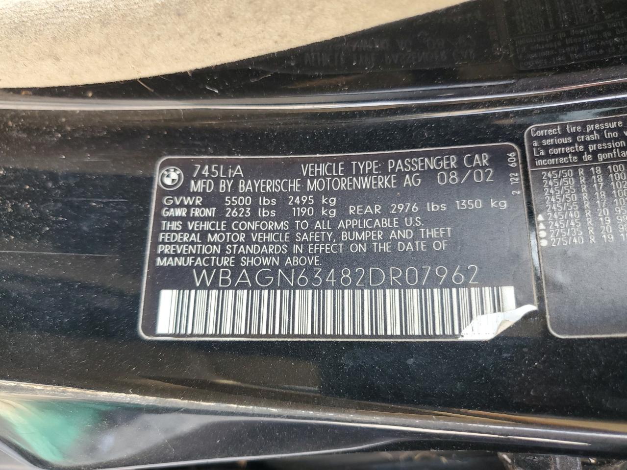 BMW 7 Series Li Image 5