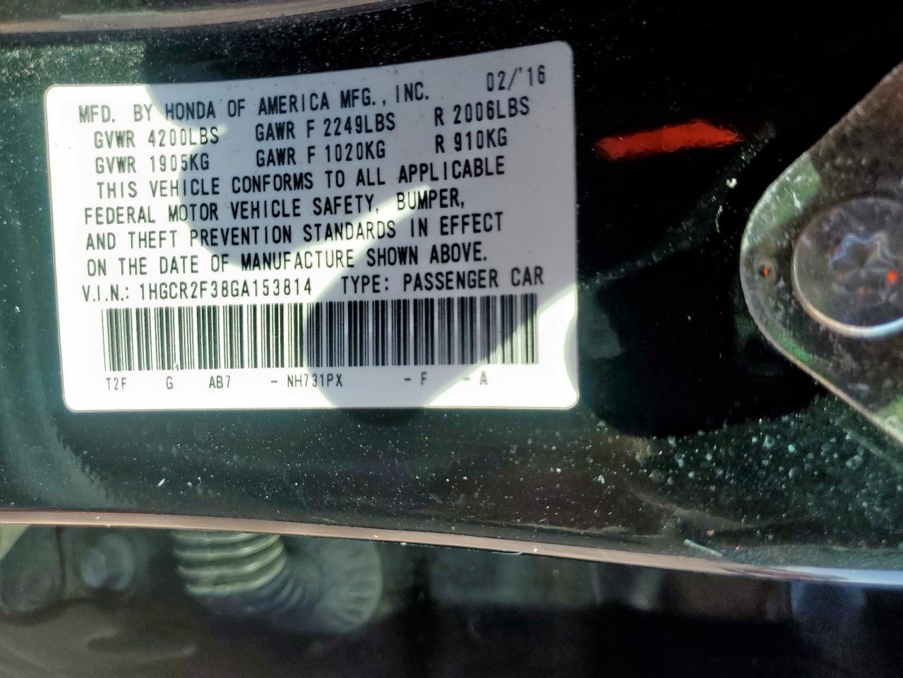 Honda Accord Lx Image 11