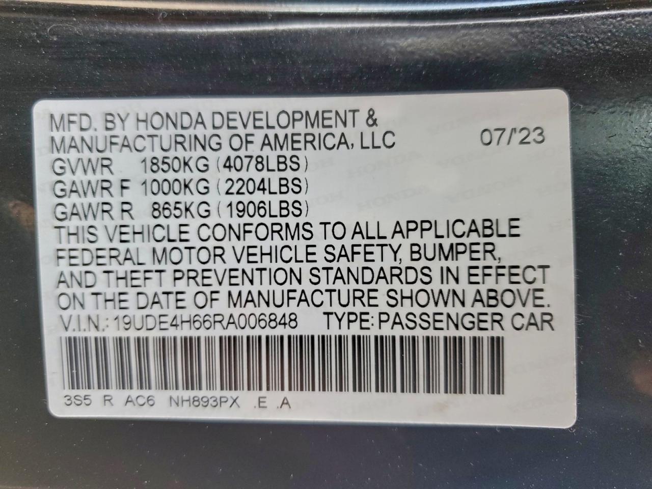 Acura Integra A- A-spec Tech Image 9