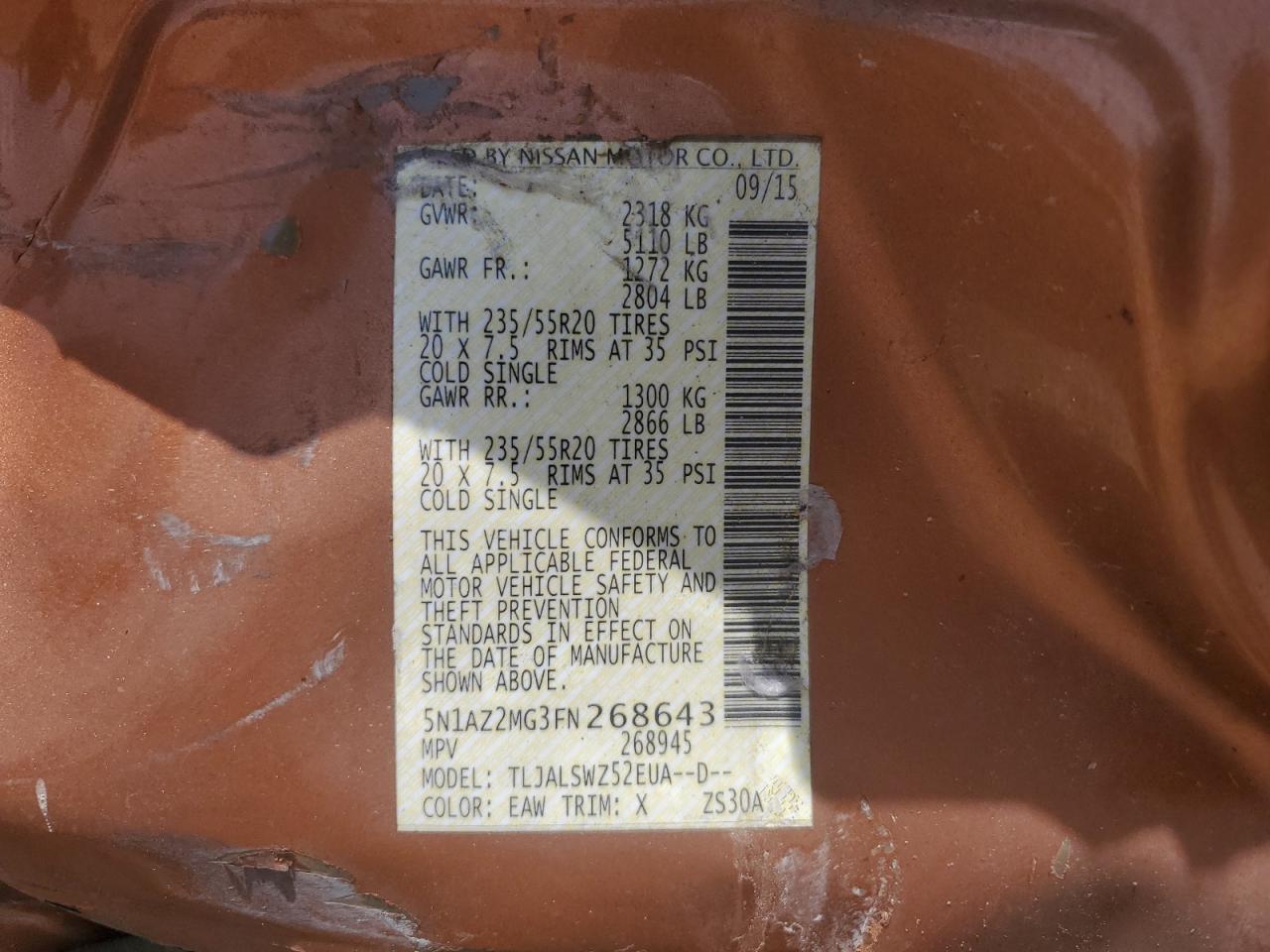 Nissan Murano S Image 6