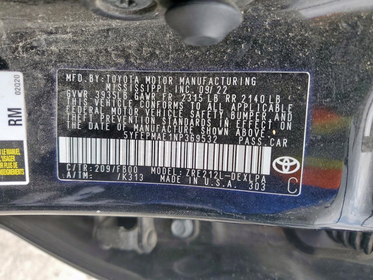 Toyota Corolla Le Image 8