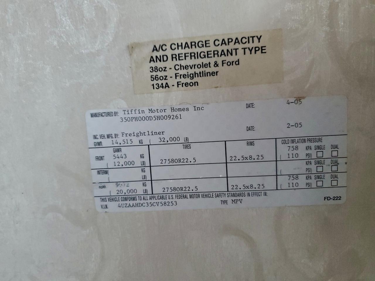 Tiffin Phaeton X Line Motor Home Image 10