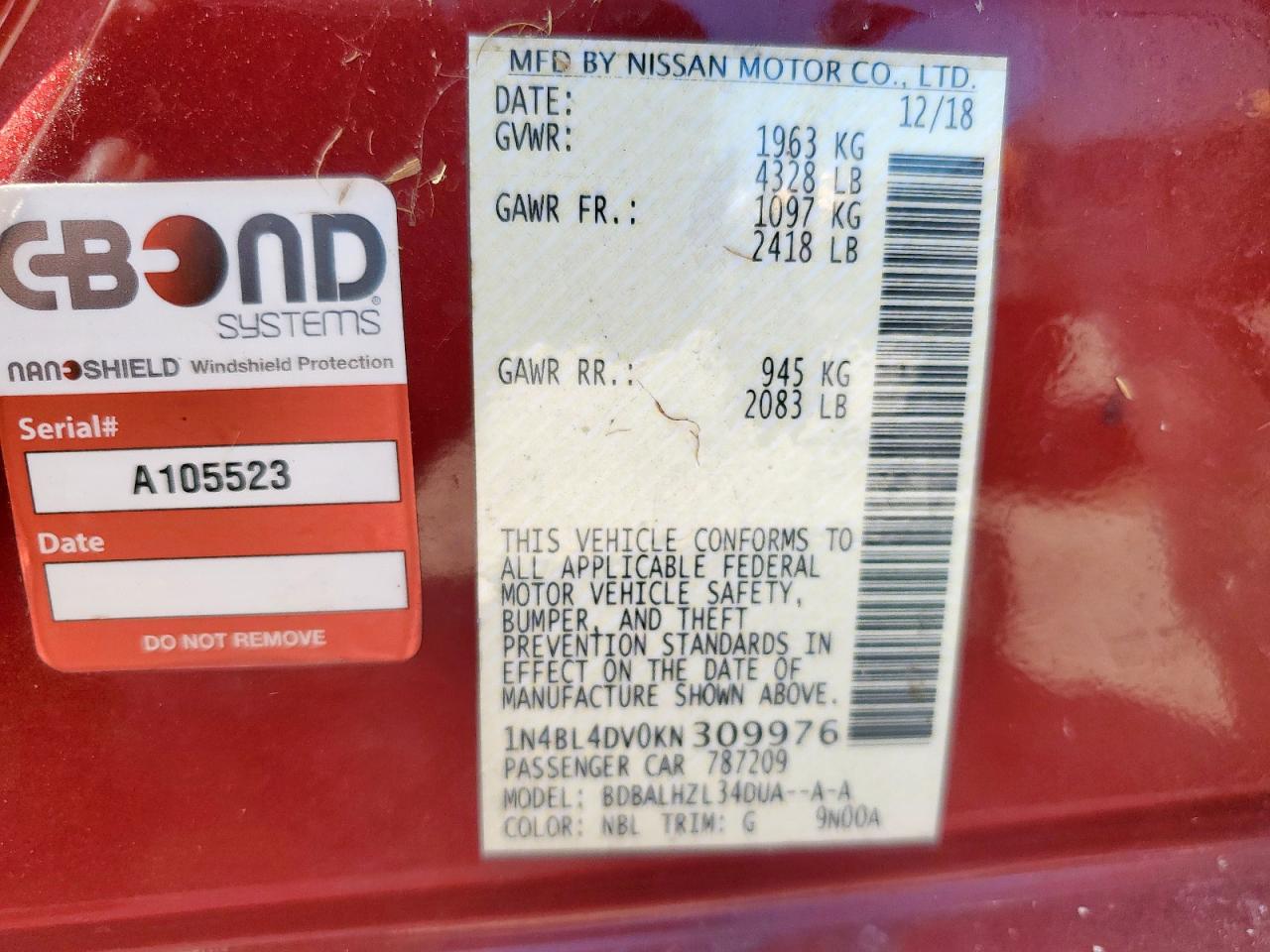 Nissan Altima Sv Image 11