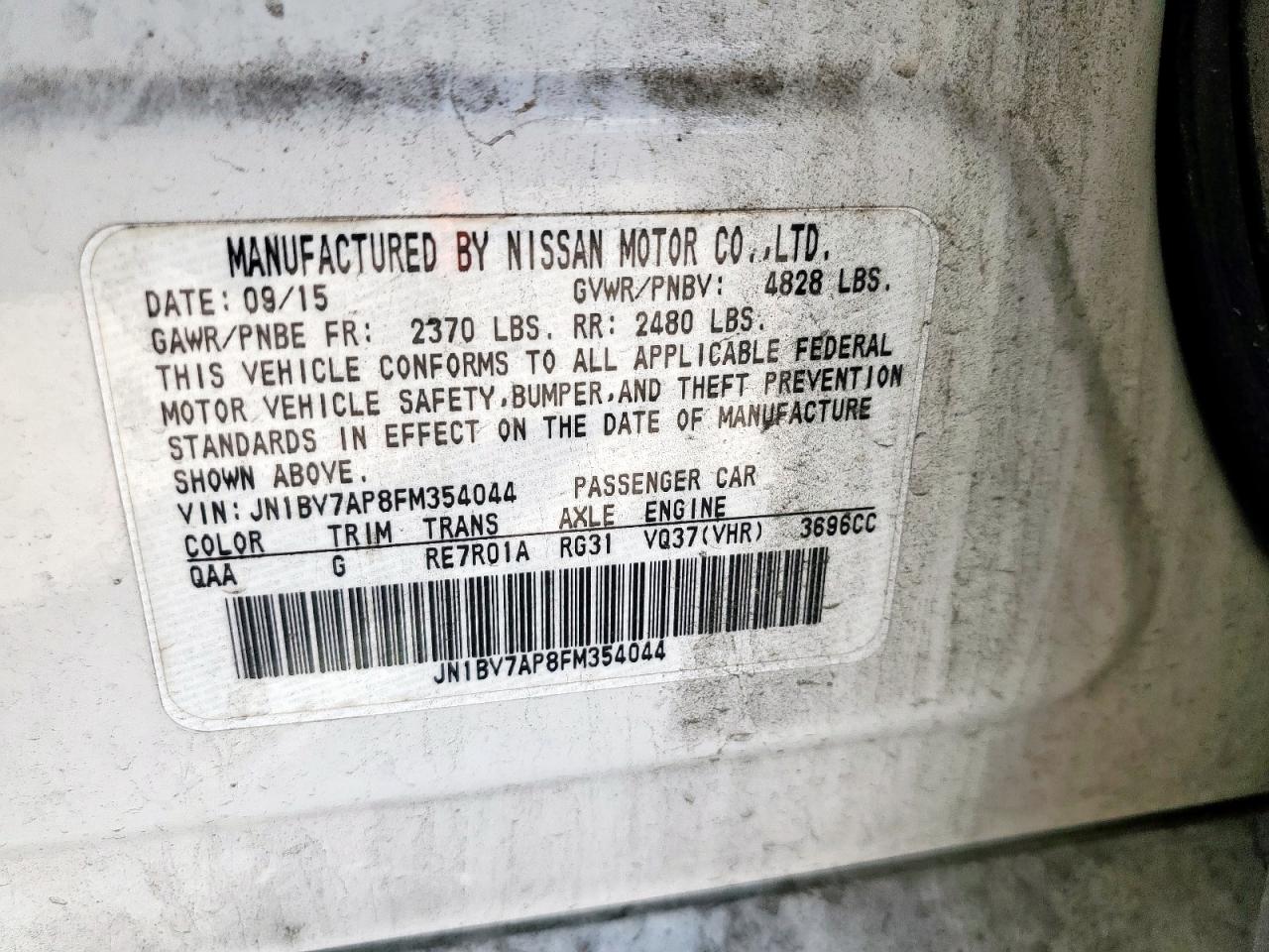 INFINITI Q50 Base Image 10