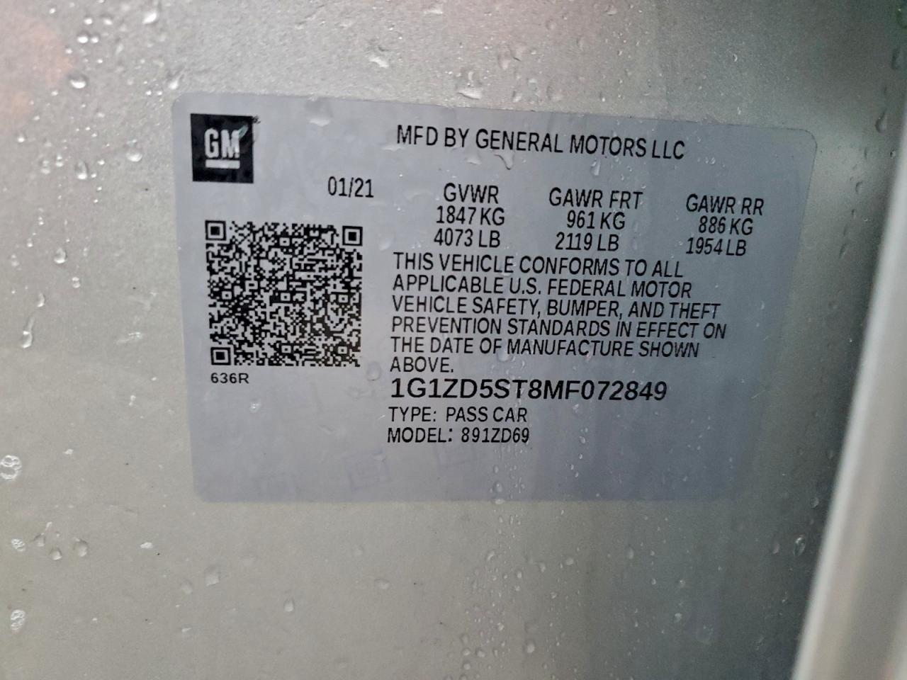 Chevrolet Malibu Lt Image 9